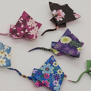 6 Pastinaca o Trigone (7 cm)/fantasia con fiori / origami / pesce /stingray/ decorazione / idea regalo