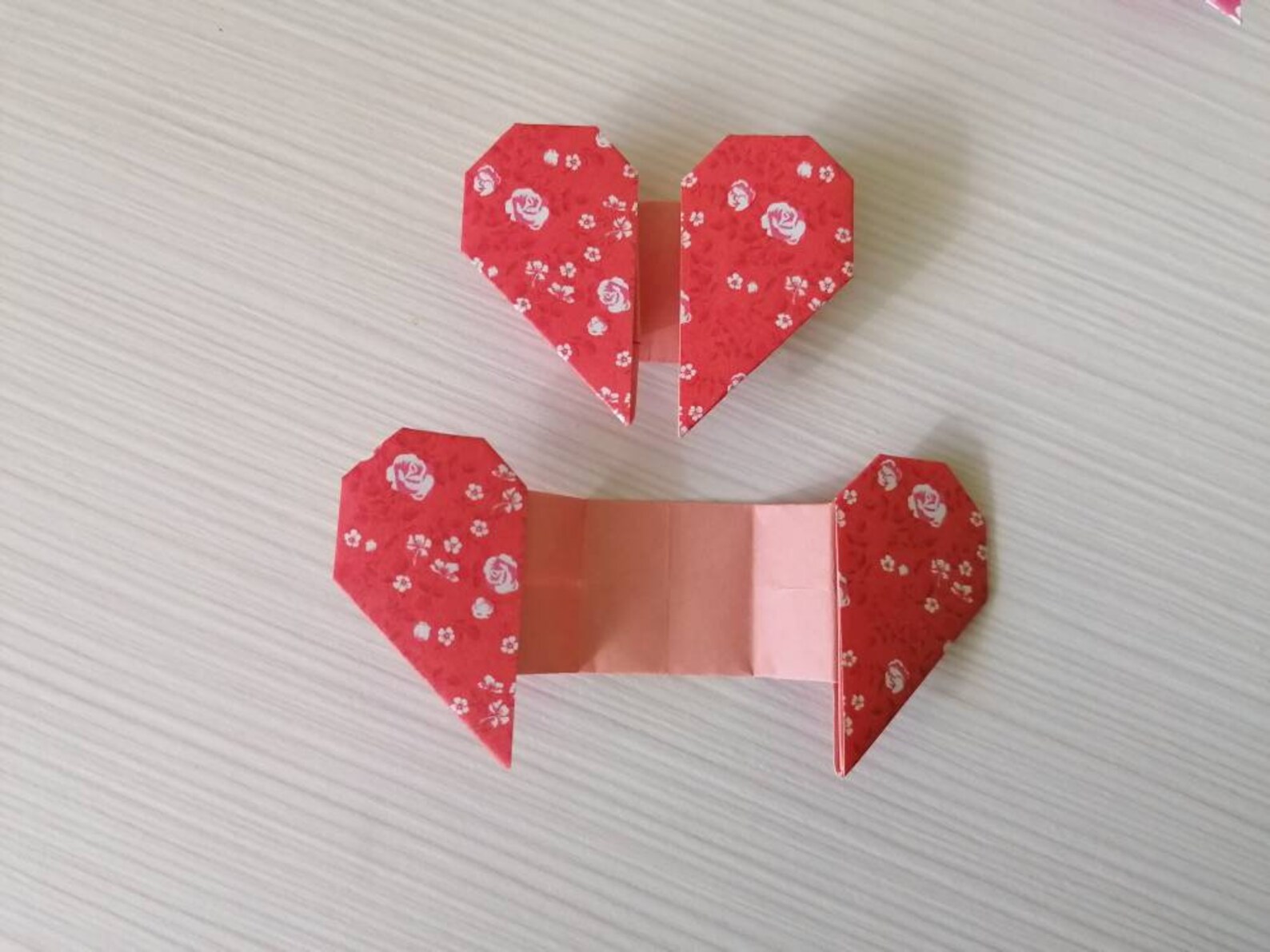 6 origami de corazón con mensaje / Idea de regalo Etsy
