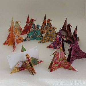 12 tijdelijke kraanvogels / kimonopatroon / origami / ticket niet inbegrepen