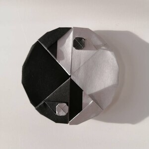 1 Yin-yang (Tao) /origami/idea regalo