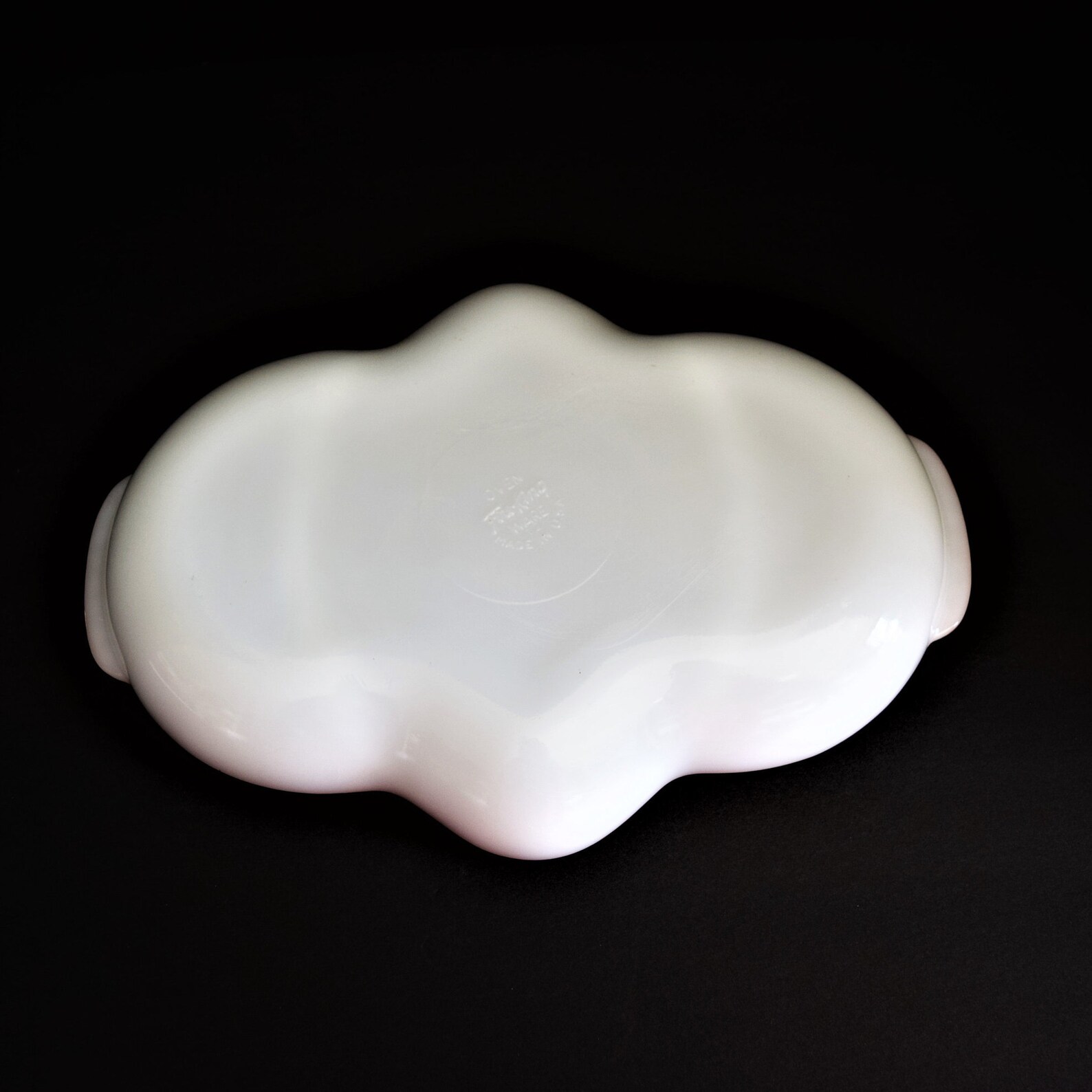 Milk Glass Sectional Serving TrayCandyNutDish/ Vintage Etsy