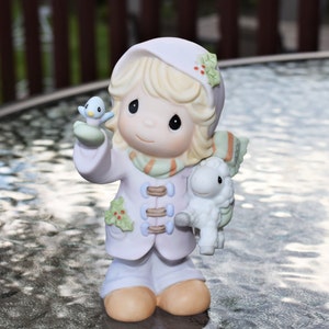 Precious Moments &quot;The Future is in Our Hands&quot; Porcelain Figurine- Enesco 2000 Annual Edition