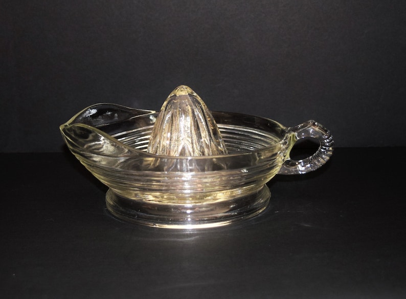 Citrus Glass Juicer With Handle Vintage/ Kitchen Orange Juice Etsy