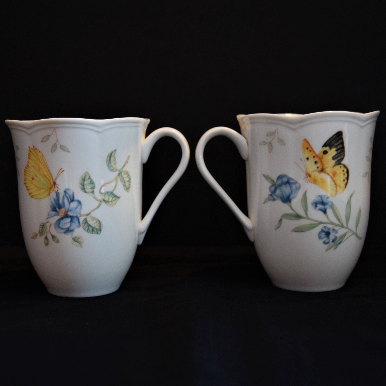 Lenox Dragonfly Butterfly Bee Coffee Mugs/ Lenox Monarch/ Etsy
