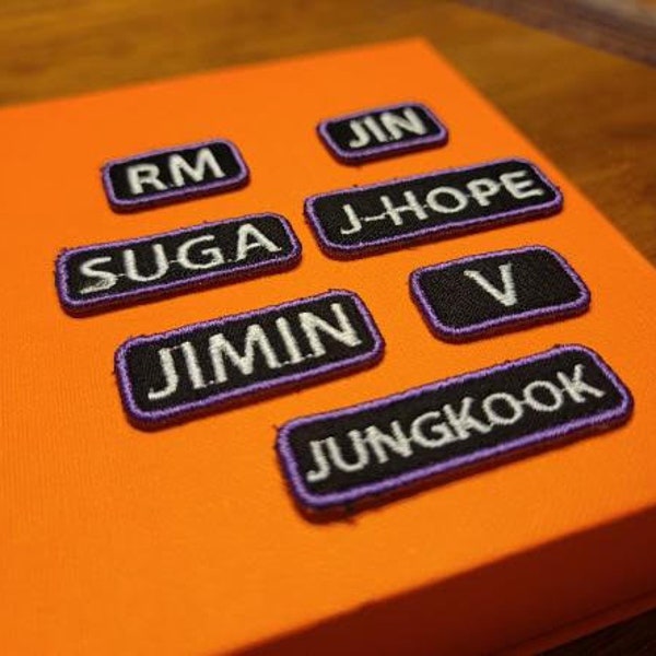 BTS Name Patches
