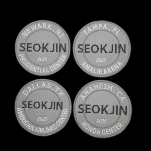 Run Seokjin EP. Tour Commemorative Patch - Iron on Patch