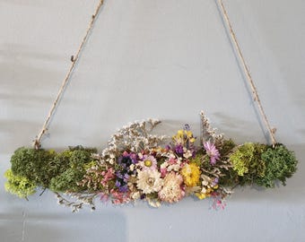 Floral Whimsical Crystal Wreath | Home Decoration