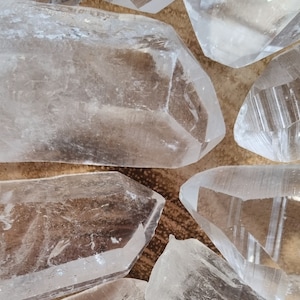 Natural Lemurian Quartz with record keepers