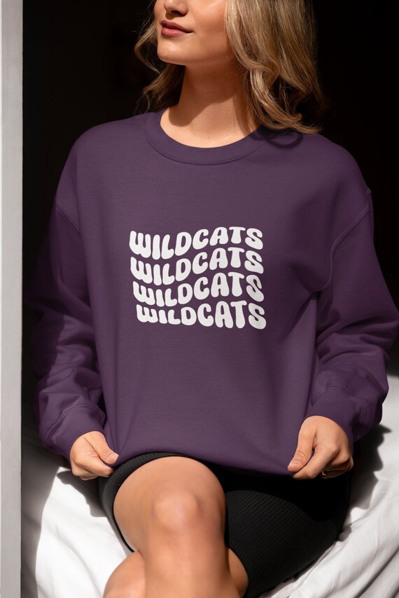 Wildcats Sweatshirt, Vintage Wildcats Crewneck, Retro Wildcats Sweatshirt,  Wildcats Varsity Sweatshirt, Wildcat T-shirt, Wildcats Shirt - Etsy  Nederland