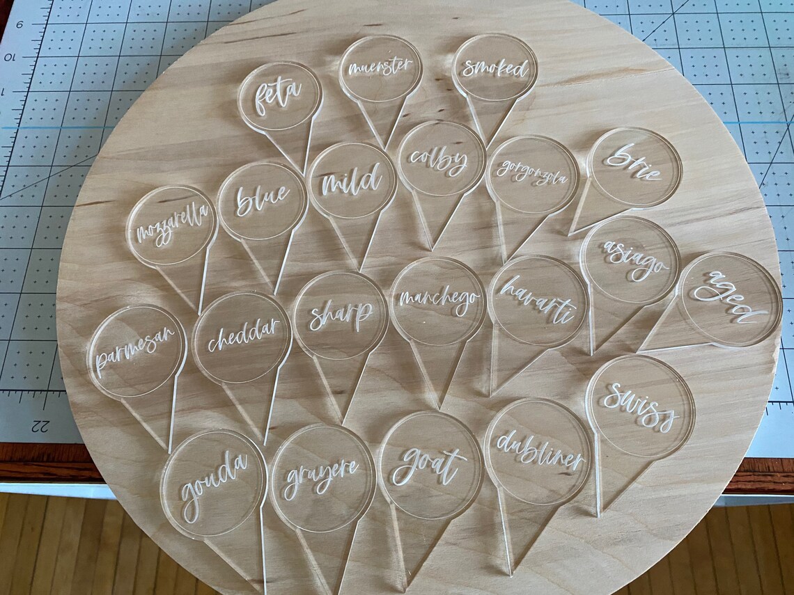 Charcuterie Board Cheese Tags Etsy
