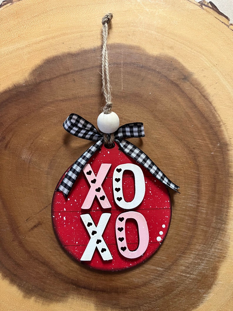 Valentine Ornaments Valentine Christmas Tree Ornaments Etsy