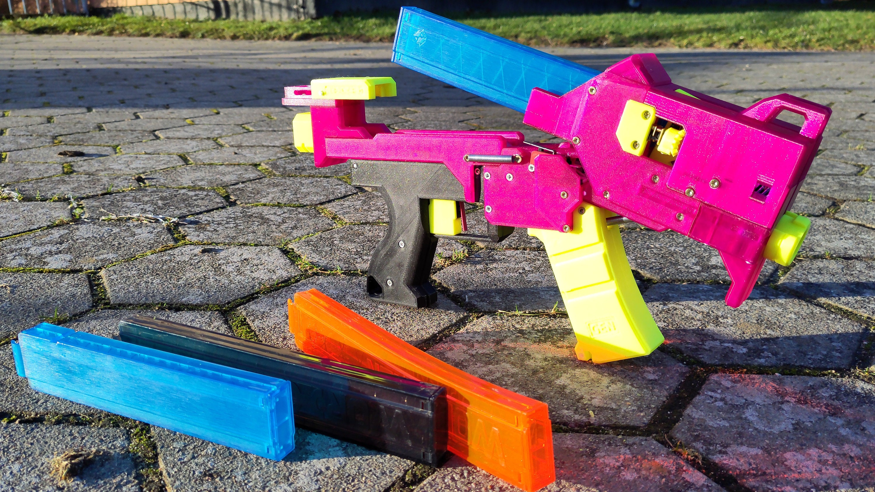 This is one big Nerf Blaster! (I'm releasing the final video for