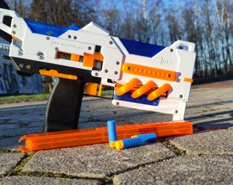 Solektrik-9 v1.1 - A Nerf-Compatible Half-Dart Blaster - TO ORDER