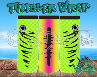 Download Art Collectibles Clip Art Fishing Lure Tumbler Wrap Digital Print File Fish Scales