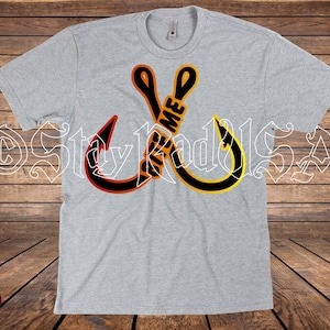 Bite me, Fish Hook. Multi layer,  SVG Digital Cut or Print files.