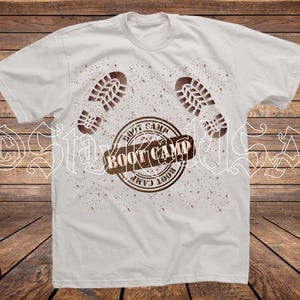 Boot Camp, Sublimation PNG. Digital Print files.