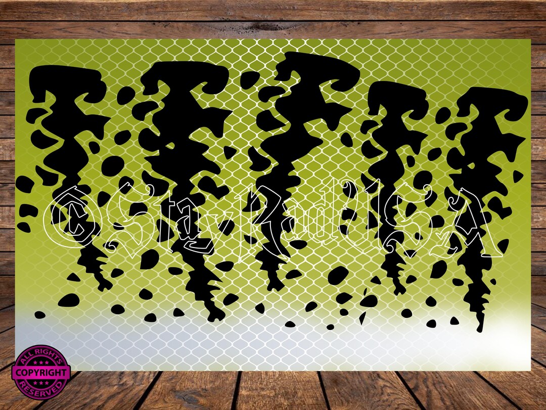 Craw Scale Pattern Crappie Fish Scale Pattern, Digital Print File. - Etsy