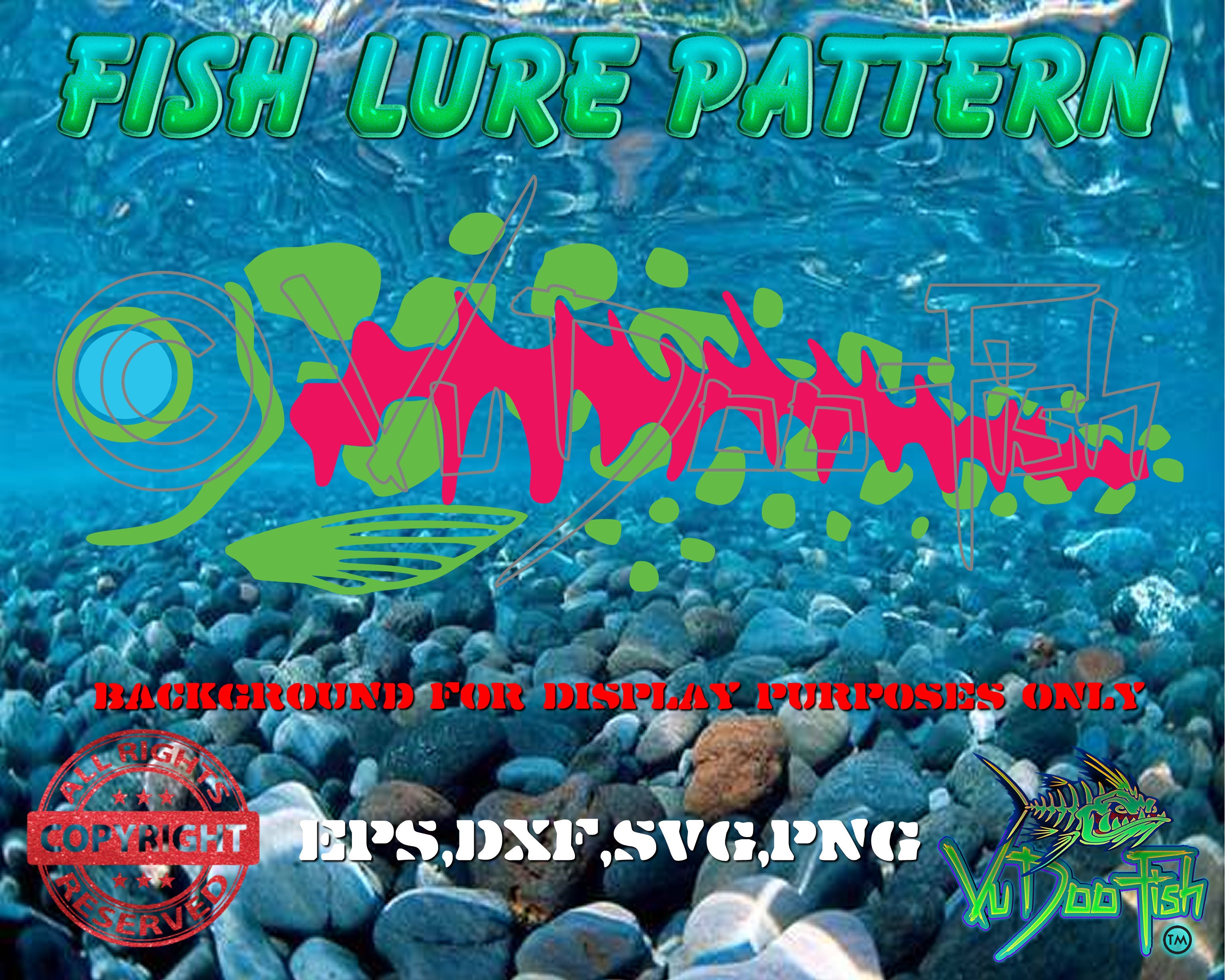Download Fishing Lure Paint Pattern Fish Scales SVG. Digital Cut or ...