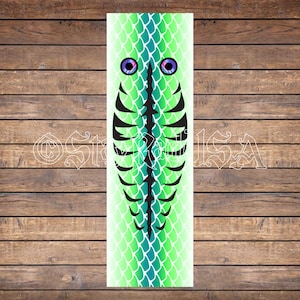 Señuelo de pesca, escamas de pescado, envoltura de bolígrafo, archivo de impresión digital.