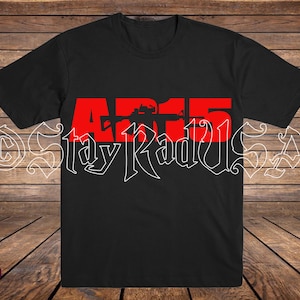 AR15. SVG Digital Cut or Print files.