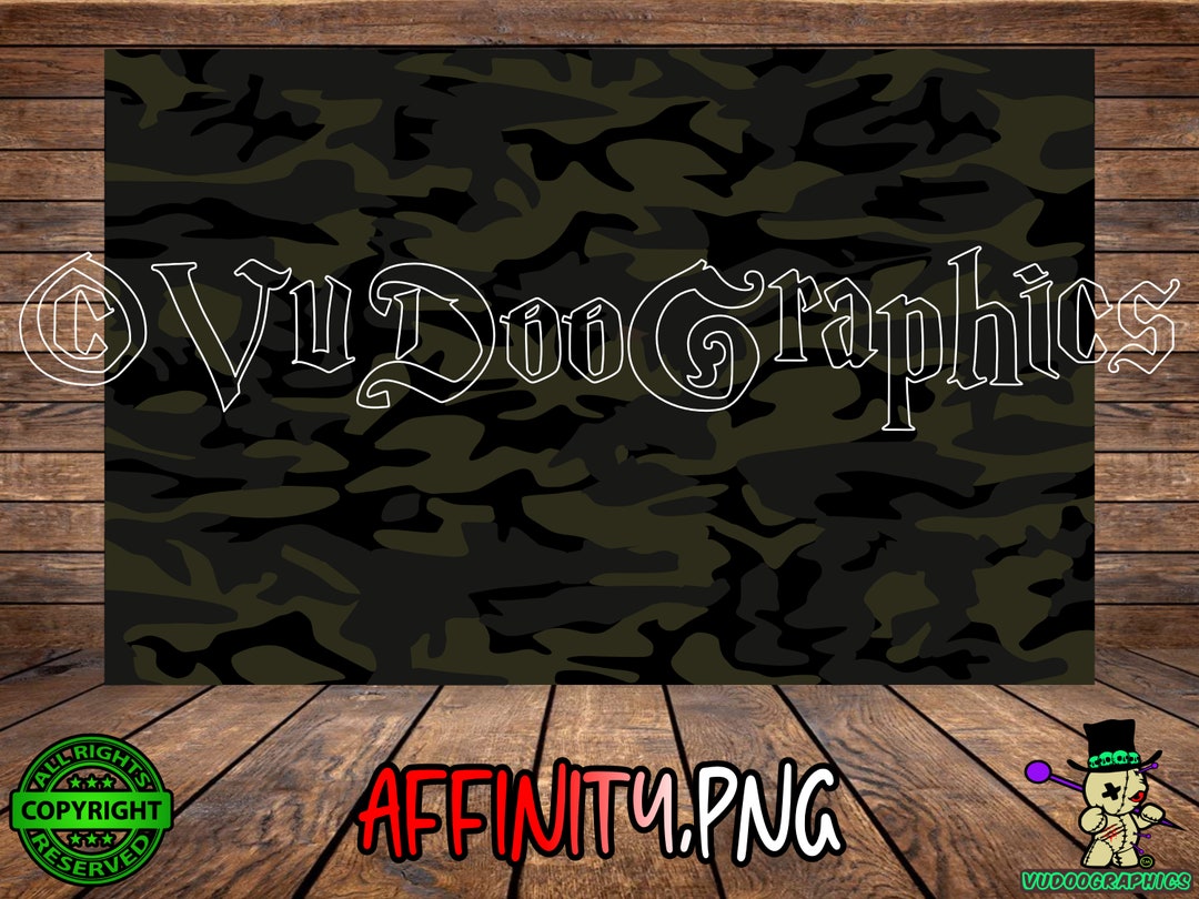 Black Camo, Panel, Affinity Designer, Png Digital Cut or Print Files ...
