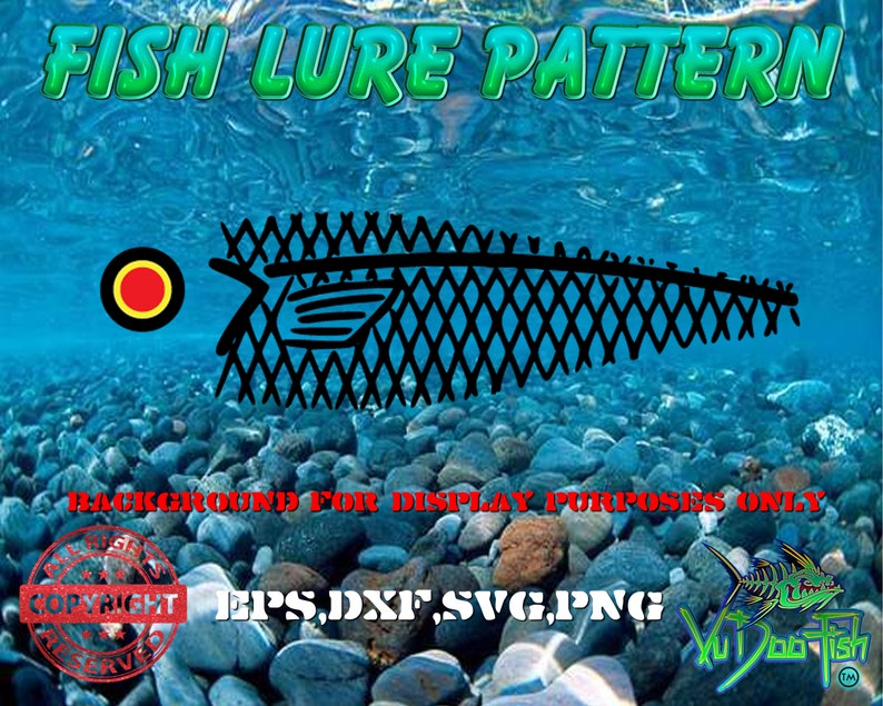 Download Fishing Lure Paint Pattern Fish Scales SVG. Digital Cut or | Etsy
