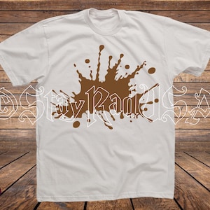 Mud Splash. SVG Digital Cut or Print files.