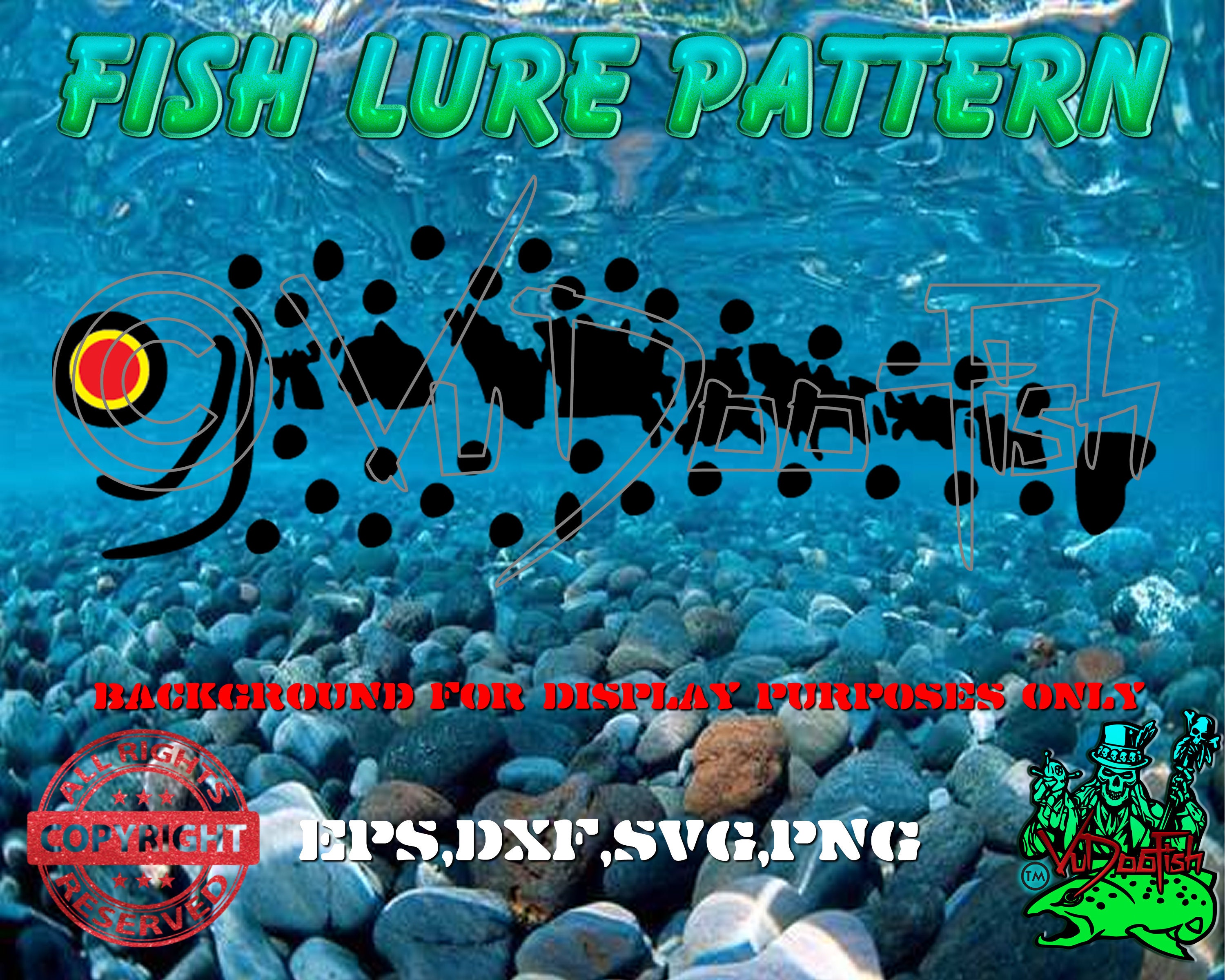 Download Fishing Lure Paint Pattern Fish Scales SVG. Digital Cut or | Etsy