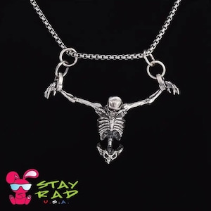Skeleton Prisoner Necklace.