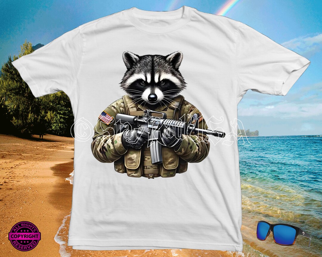Tactical Racoons Tactical Raccoon Soldier Sublimation PNG. Digital Print Files. - Etsy