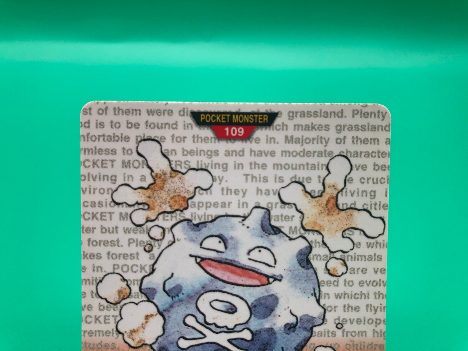 Koffing Pokemon Card Carddass Japanese Rare Vintage BANDAI Etsy