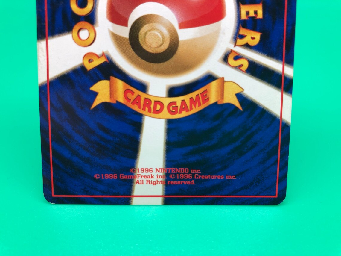 Misty s Poliwhirl Pokemon Card Japanese Rare Nintendo F S Etsy