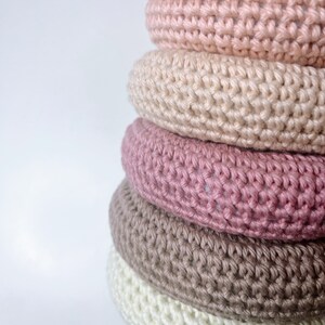 Little Deer Crochet Stacking Ring Toy - Etsy
