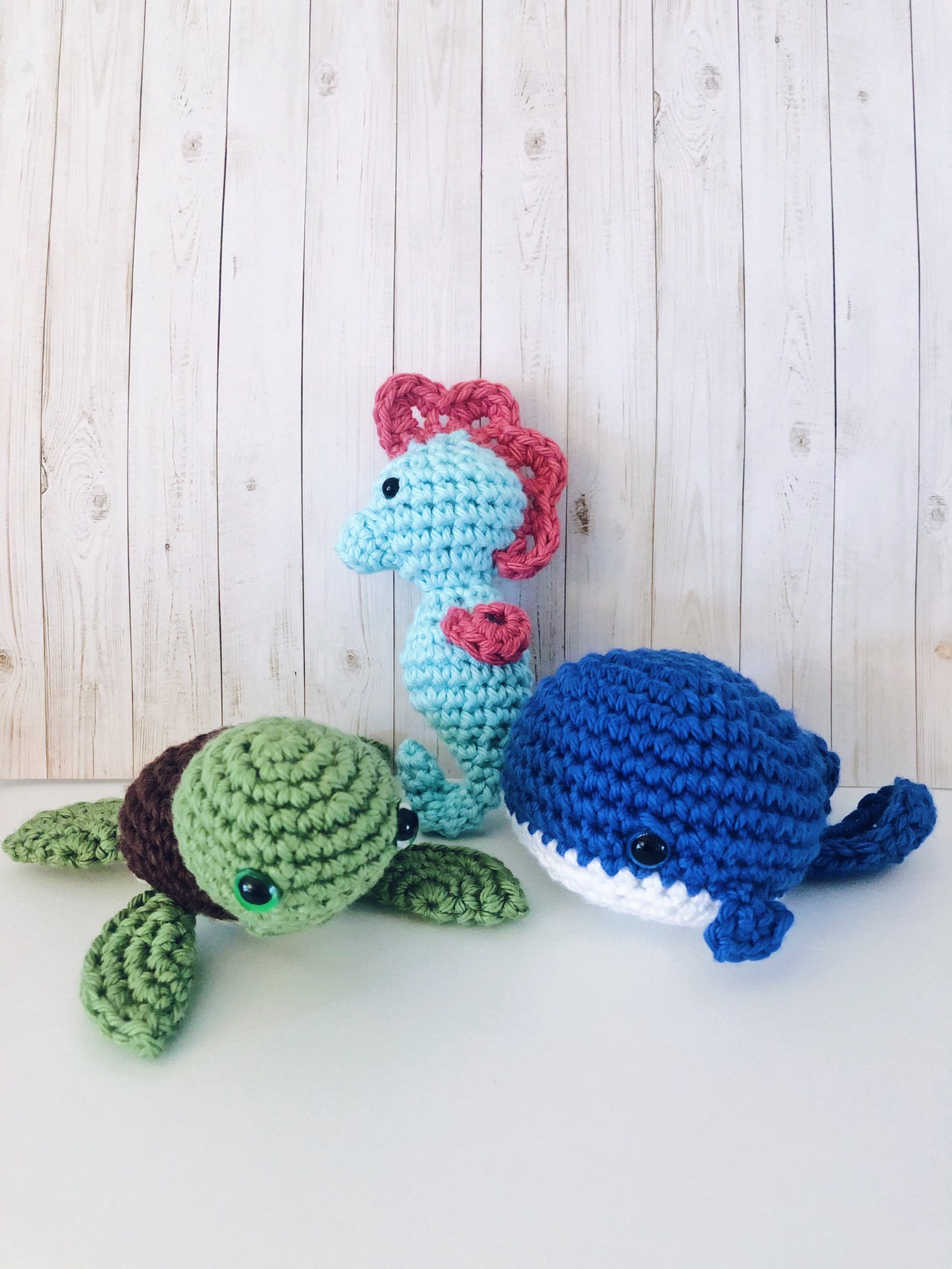 Crochet Fish Bowl Baby and Toddler Toy with Sea Creatures Etsy
