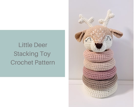 PDF Pattern Little Deer Stacking Ring Crochet Toy Etsy