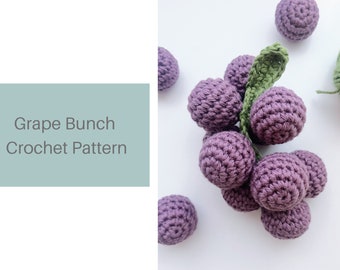 PDF Pattern: Crochet Grape Bunch