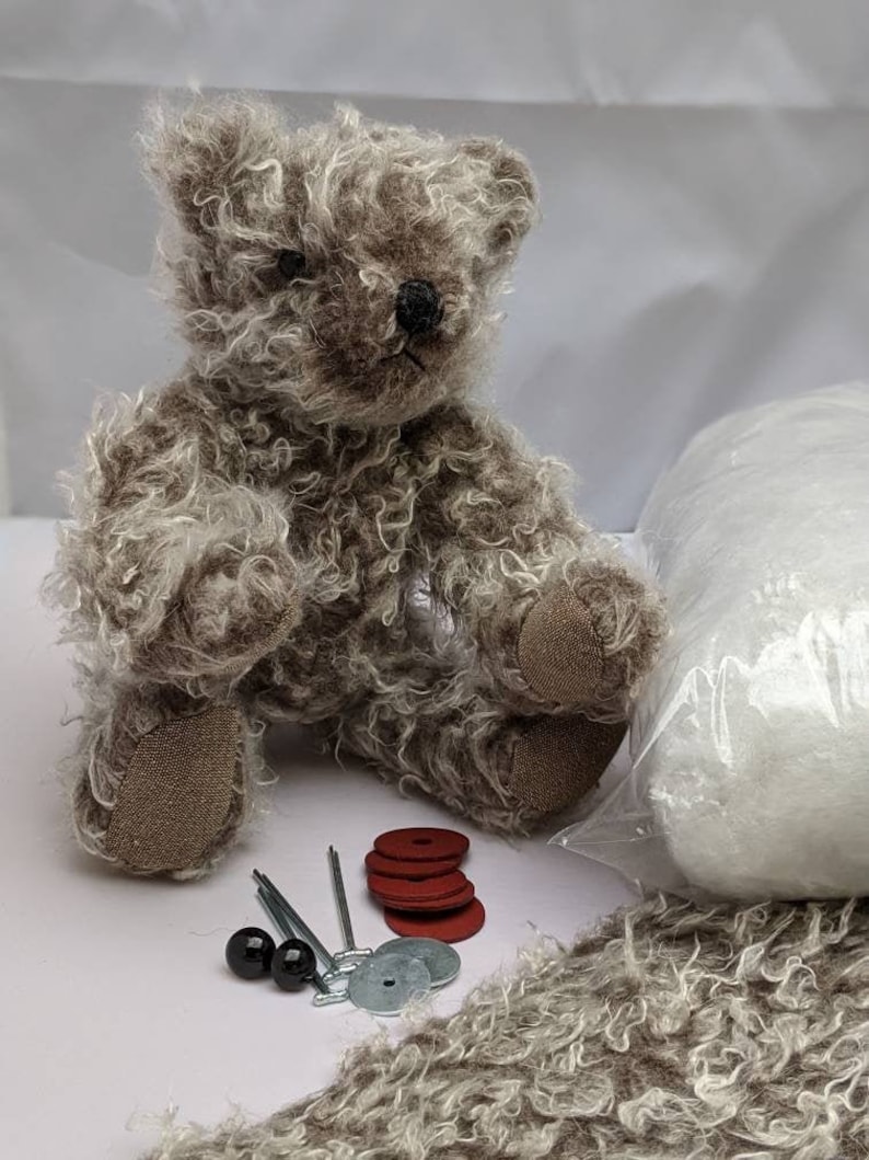 Teddy Bear Making Kit, 10 Inch Jointed Bear, DIY Craft Project - Etsy