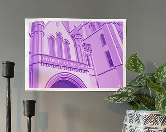 UNI OF MANCHESTER A4 Print