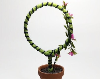 Small plant support, indoor plant stake, plant stand, plant trellis, indoor plant accessory