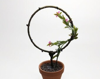 Small plant support, indoor plant stake, plant stand, plant trellis, indoor plant accessory