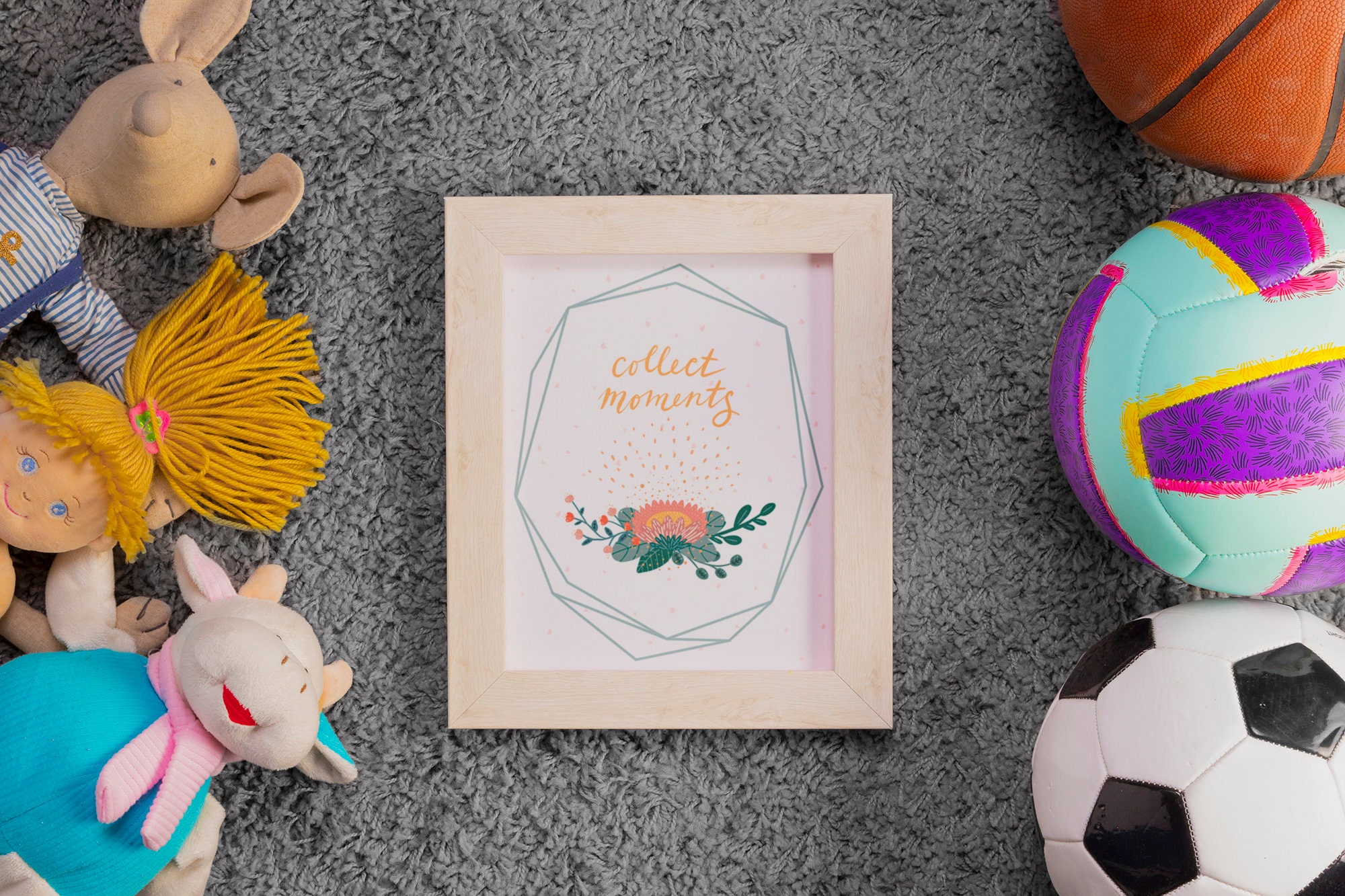 Arte de la pared del vivero decoración del dormitorio | Etsy