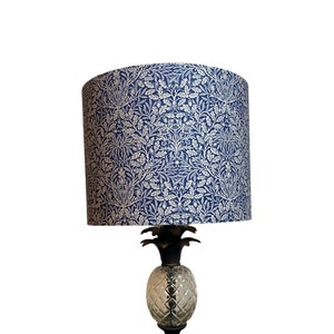 William Morris Mineral Pure Acorn Ink Handmade Lampshade