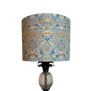William Morris Standen Lodden Dusk Handmade Lampshade image 1