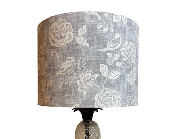 Iliv Bird Garden Gray & White Handmade Lampshade