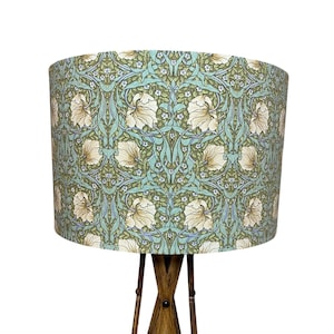 William Morris Pimpernel Green Handmade Lampshade