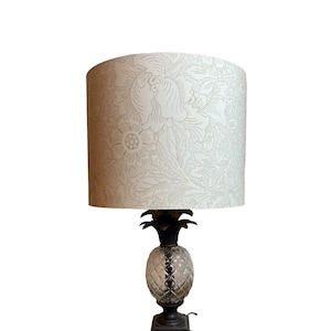 William Morris Standen Cream Poppy Handmade Lampshade