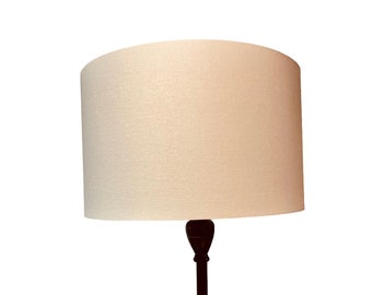 Cream Linen Handmade Lampshade