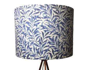 William Morris Willow Bough Blue Handmade Lampshade