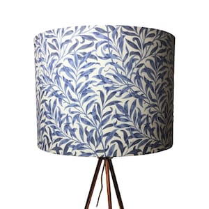 William Morris Willow Bough Blue Handmade Lampshade