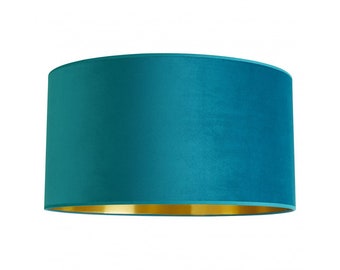 teal table lamp shade